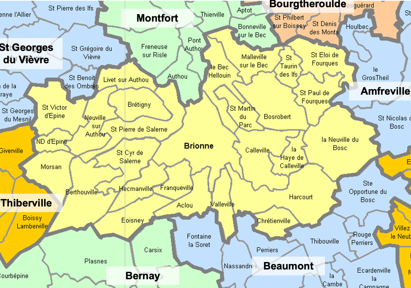 Canton de Brionne
