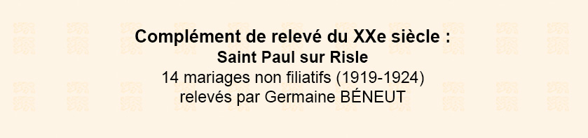 information du cercle