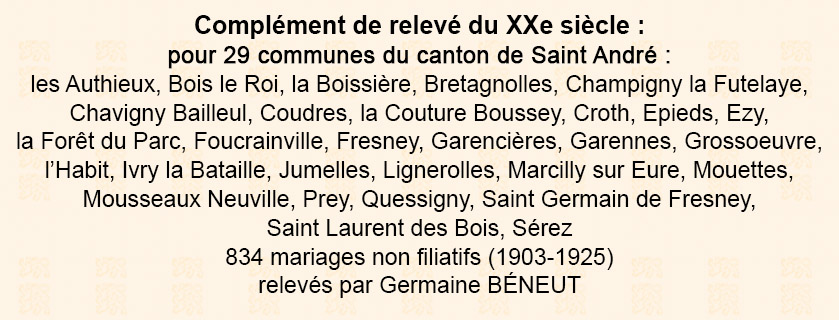 information du cercle